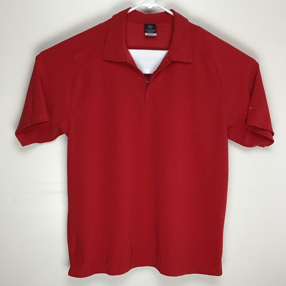 Nike Dri-Fit UV men’s short sleeve zip up polo shirt XL